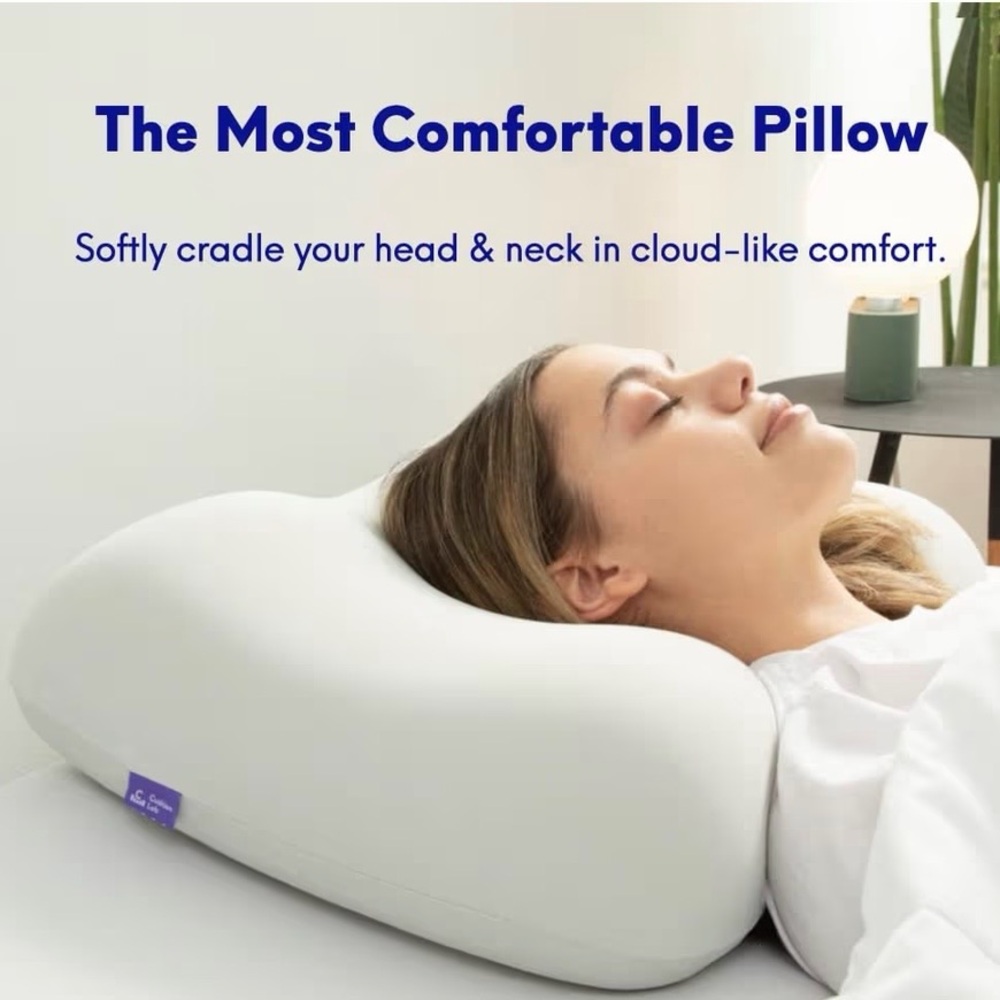C CUSHION LAB Deep Sleep Pillow/Ergonomic Contour Design for Side & Back Sleeper - Picture 2 of 16